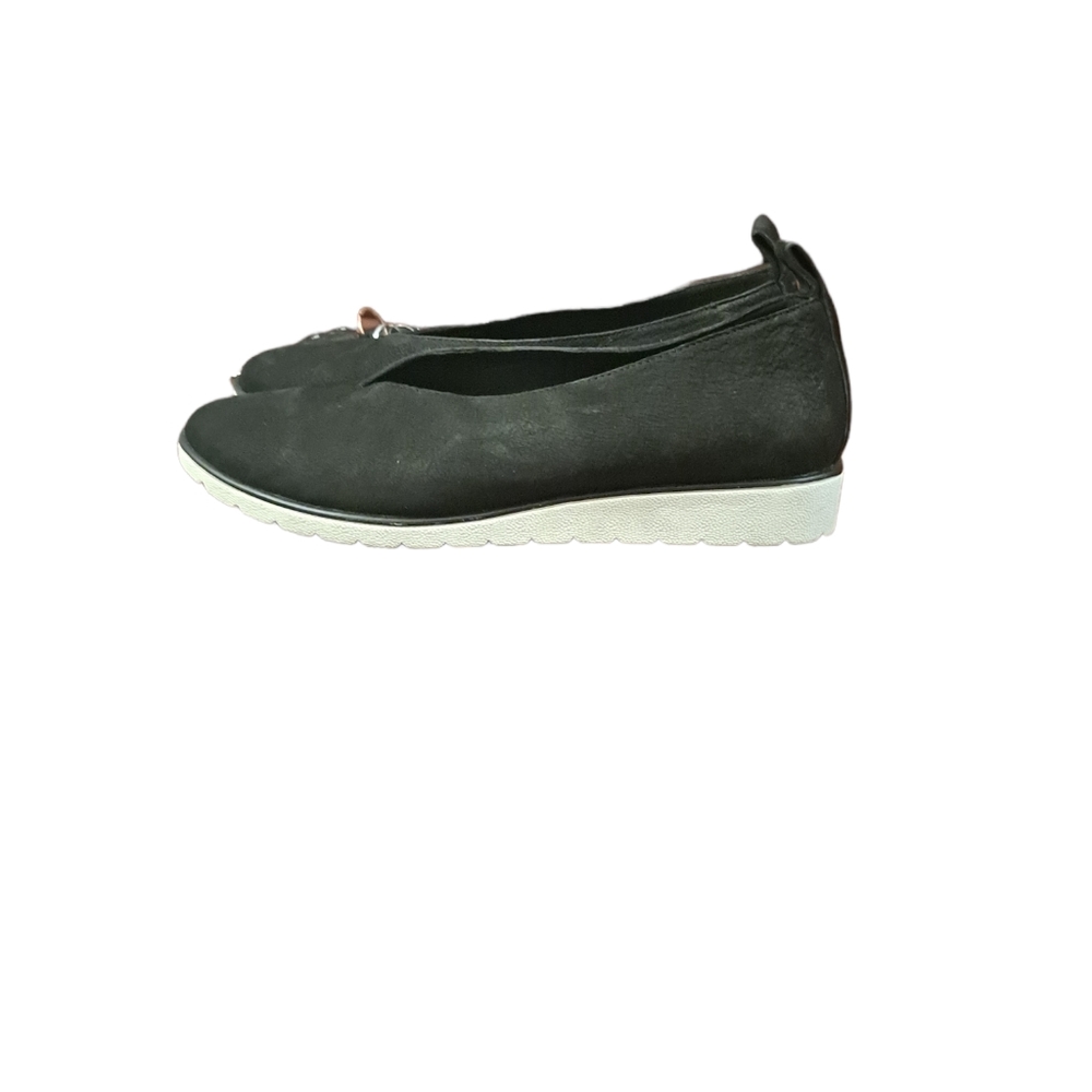 Eileen Fisher Humour Suede Sport Wedge Ballet Flats 7.5